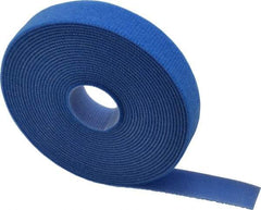 SpeedTech - 15' Long Blue Nylon & Polyethylene Hook & Loop Strap - 50 Lb Tensile Strength - Apex Tool & Supply
