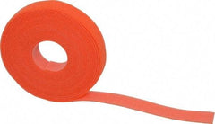 SpeedTech - 15' Long Orange Nylon & Polyethylene Hook & Loop Strap - 50 Lb Tensile Strength - Apex Tool & Supply