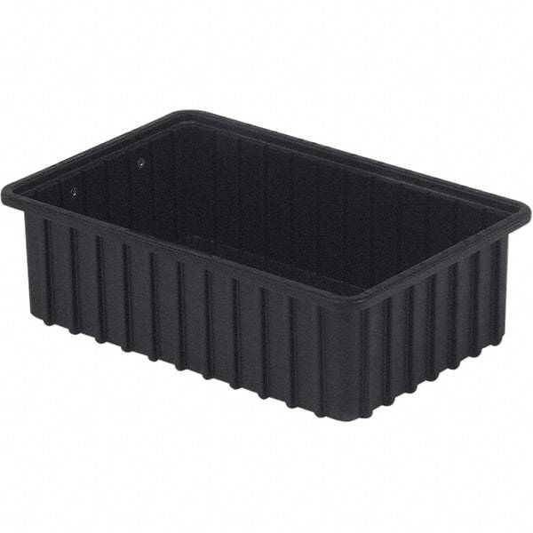 LEWISBins+ - 10-7/8" Wide x 5" High, Black Bin Divider Box - Use with DV1050 Short, DV1650 Long - Apex Tool & Supply