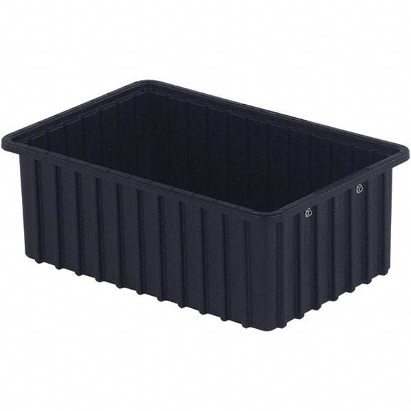 LEWISBins+ - 10-7/8" Wide x 6" High, Black Bin Divider Box - Use with DV1060 Short, DV1660 Long - Apex Tool & Supply