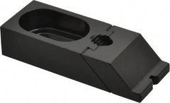 TE-CO - 3-7/8" OAL x 1-1/2" Overall Width, Low Grip Nose, Steel Manual Edge Clamp - Black Oxide Coating, 7/8" High, 5/8" Socket Cap Screw Slot, 1-1/4" Travel - Apex Tool & Supply