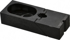 TE-CO - 3-7/8" OAL x 1-1/2" Overall Width, Standard Grip Nose, Steel Manual Edge Clamp - Black Oxide Coating, 7/8" High, 5/8" Socket Cap Screw Slot, 1-1/4" Travel - Apex Tool & Supply