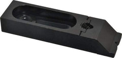 TE-CO - 5-5/16" OAL x 1-1/2" Overall Width, Low Grip Nose, Steel Manual Edge Clamp - Black Oxide Coating, 7/8" High, 5/8" Socket Cap Screw Slot, 2" Travel - Apex Tool & Supply