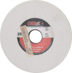 Camel Grinding Wheels - 7" Diam x 1-1/4" Hole x 1/2" Thick, J Hardness, 60 Grit Surface Grinding Wheel - Aluminum Oxide, Type 1, Medium Grade, 3,760 Max RPM, Vitrified Bond, No Recess - Apex Tool & Supply