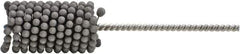 Brush Research Mfg. - 2-1/4" to 2-3/8" Bore Diam, 120 Grit, Aluminum Oxide Flexible Hone - Coarse, 8" OAL - Apex Tool & Supply