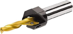 Seco - 8.01 to 10mm Diam, Straight Shank, 16mm Body Shank Diam, 45° Combo Chamfer and Countersink Drill - SD200 Insert, 69.5mm OAL - Apex Tool & Supply