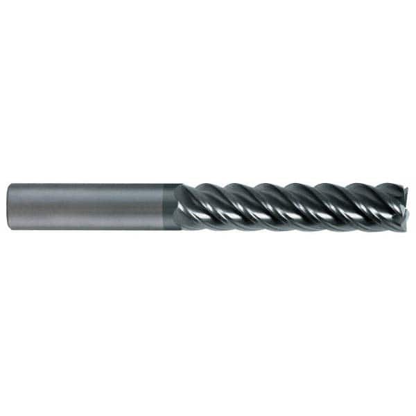 SGS - 1" Diam 5 Flute Solid Carbide 0.03" Corner Radius End Mill - Apex Tool & Supply