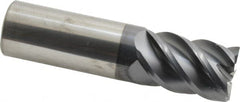 SGS - 1" Diam 5 Flute Solid Carbide 0.03" Corner Radius End Mill - Apex Tool & Supply