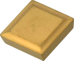 Value Collection - SPMR421 Grade TCN55 Carbide Turning Insert - TiN Finish, 90° Square, 1/2" Inscr Circle, 1/8" Thick, 1/64" Corner Radius - Apex Tool & Supply