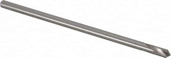 Magafor - 6mm Body Diam, 90°, 5-33/64" OAL, Cobalt Spotting Drill - Apex Tool & Supply