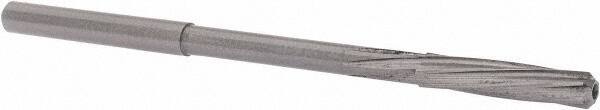Magafor - 5/32" Solid Carbide 6 Flute Chucking Reamer - Spiral Flute, 0.158" Straight Shank, 3/4" Flute Length, 2-61/64" OAL - Apex Tool & Supply