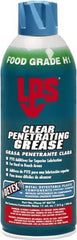 LPS - 11 oz Aerosol w/ PTFE Penetrating Grease - Clear, Food Grade, 400°F Max Temp, - Apex Tool & Supply