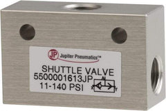 PRO-SOURCE - 1/8" NPS Shuttle Valve - 11.4 to 140.78 psi & Aluminum Alloy Material - Apex Tool & Supply