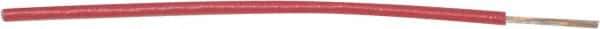 Made in USA - 16 AWG, 26 Strand, 100' OAL, Tinned Copper Hook Up Wire - Red PVC Jacket, 0.092" Diam - Apex Tool & Supply