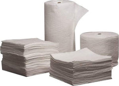 PRO-SAFE - 37 Gal Capacity per Package, Oil Only Pad - 19" Long x 15" Wide, Polypropylene - Apex Tool & Supply