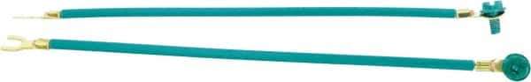 Ideal - 12 to 8 AWG, 6 Inch Overall Length, Screw Pigtail Connector - Green, No. 10 Fork Terminal, cUL Listed, NEC, RoHS Compliant, UL Listed - Apex Tool & Supply