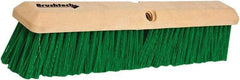 PRO-SOURCE - 24" General Purpose Polypropylene Push Broom - 3" Bristle Length, Plastic Block, Threaded Handle Connection, Handle Sold Separately - Apex Tool & Supply