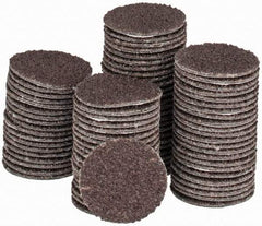 Tru-Maxx - 3/4" Diam, 50 Grit Aluminum Oxide Adhesive PSA Disc - Coarse Grade, X Weighted Cloth Backing, For Right Angle/Vertical Shaft Portable Grinders - Apex Tool & Supply