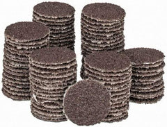 Tru-Maxx - 3/4" Diam, 40 Grit Aluminum Oxide Adhesive PSA Disc - Coarse Grade, X Weighted Cloth Backing, For Right Angle/Vertical Shaft Portable Grinders - Apex Tool & Supply