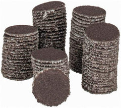 Tru-Maxx - 1/2" Diam, 180 Grit Aluminum Oxide Adhesive PSA Disc - Very Fine Grade, X Weighted Cloth Backing, For Right Angle/Vertical Shaft Portable Grinders - Apex Tool & Supply