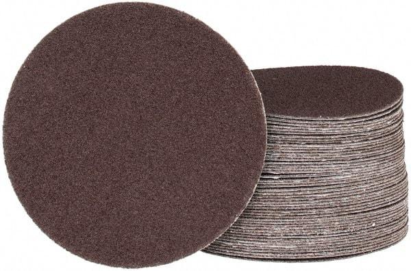 Tru-Maxx - 5" Diam, 80 Grit Aluminum Oxide Adhesive PSA Disc - Medium Grade, X Weighted Cloth Backing, For Dual-Action/Orbital Sanders, Right Angle/Vertical Shaft Portable Grinders - Apex Tool & Supply