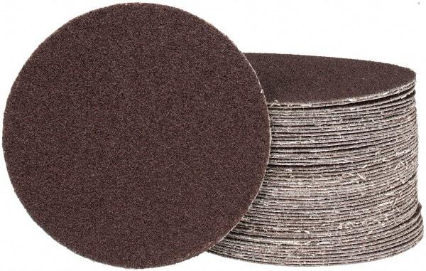 Tru-Maxx - 5" Diam, 60 Grit Aluminum Oxide Adhesive PSA Disc - Medium Grade, X Weighted Cloth Backing, For Dual-Action/Orbital Sanders, Right Angle/Vertical Shaft Portable Grinders - Apex Tool & Supply