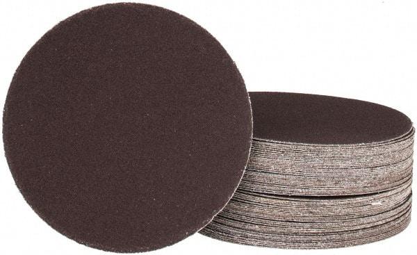 Tru-Maxx - 5" Diam, 240 Grit Aluminum Oxide Adhesive PSA Disc - Very Fine Grade, X Weighted Cloth Backing, For Dual-Action/Orbital Sanders, Right Angle/Vertical Shaft Portable Grinders - Apex Tool & Supply