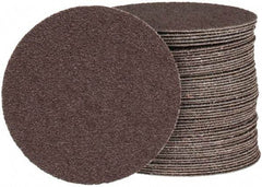 Tru-Maxx - 4" Diam, 50 Grit Aluminum Oxide Adhesive PSA Disc - Coarse Grade, X Weighted Cloth Backing, For Right Angle/Vertical Shaft Portable Grinders - Apex Tool & Supply