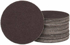 Tru-Maxx - 4" Diam, 100 Grit Aluminum Oxide Adhesive PSA Disc - Fine Grade, X Weighted Cloth Backing, For Right Angle/Vertical Shaft Portable Grinders - Apex Tool & Supply