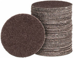 Tru-Maxx - 3" Diam, 40 Grit Aluminum Oxide Adhesive PSA Disc - Coarse Grade, X Weighted Cloth Backing, For Right Angle/Vertical Shaft Portable Grinders - Apex Tool & Supply