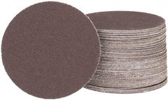 Tru-Maxx - 3" Diam, 180 Grit Aluminum Oxide Adhesive PSA Disc - Very Fine Grade, X Weighted Cloth Backing, For Right Angle/Vertical Shaft Portable Grinders - Apex Tool & Supply