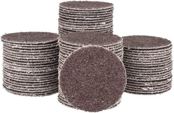 Tru-Maxx - 2" Diam, 36 Grit Aluminum Oxide Adhesive PSA Disc - Very Coarse Grade, X Weighted Cloth Backing, For Right Angle/Vertical Shaft Portable Grinders - Apex Tool & Supply