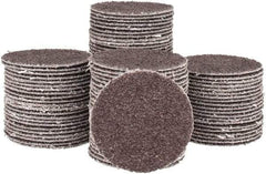 Tru-Maxx - 2" Diam, 36 Grit Aluminum Oxide Adhesive PSA Disc - Very Coarse Grade, X Weighted Cloth Backing, For Right Angle/Vertical Shaft Portable Grinders - Apex Tool & Supply