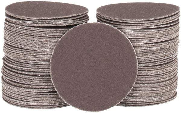 Tru-Maxx - 2" Diam, 320 Grit Aluminum Oxide Adhesive PSA Disc - Extra Fine Grade, X Weighted Cloth Backing, For Right Angle/Vertical Shaft Portable Grinders - Apex Tool & Supply