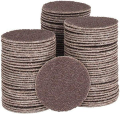 Tru-Maxx - 1-1/2" Diam, 50 Grit Aluminum Oxide Adhesive PSA Disc - Coarse Grade, X Weighted Cloth Backing, For Right Angle/Vertical Shaft Portable Grinders - Apex Tool & Supply
