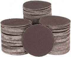 Tru-Maxx - 1-1/2" Diam, 320 Grit Aluminum Oxide Adhesive PSA Disc - Extra Fine Grade, X Weighted Cloth Backing, For Right Angle/Vertical Shaft Portable Grinders - Apex Tool & Supply
