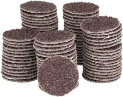 Tru-Maxx - 1" Diam, 36 Grit Aluminum Oxide Adhesive PSA Disc - Very Coarse Grade, X Weighted Cloth Backing, For Right Angle/Vertical Shaft Portable Grinders - Apex Tool & Supply