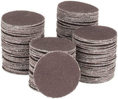 Tru-Maxx - 1" Diam, 320 Grit Aluminum Oxide Adhesive PSA Disc - Extra Fine Grade, X Weighted Cloth Backing, For Right Angle/Vertical Shaft Portable Grinders - Apex Tool & Supply