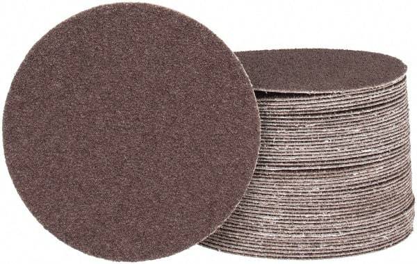 Tru-Maxx - 5" Diam, 40 Grit Aluminum Oxide Adhesive PSA Disc - Coarse Grade, X Weighted Cloth Backing, For Dual-Action/Orbital Sanders, Right Angle/Vertical Shaft Portable Grinders - Apex Tool & Supply