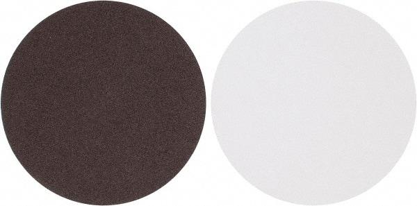 Tru-Maxx - 8" Diam, 80 Grit Aluminum Oxide Adhesive PSA Disc - Medium Grade, X Weighted Cloth Backing, For Stationary Disc Sanders - Apex Tool & Supply
