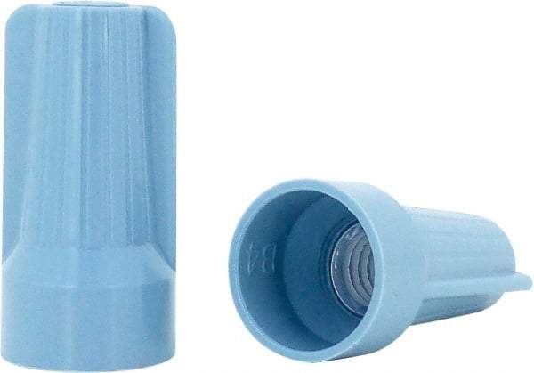 Ideal - 2, 12 to 2, 6 AWG, 600 Volt, Flame Retardant, Standard Twist on Wire Connector - Blue & Gray, 221°F - Apex Tool & Supply