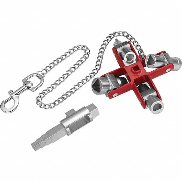 Knipex - Pullers, Extractors & Specialty Wrenches Type: Universal Key - Construction Overall Length (Inch): 4.6 - Apex Tool & Supply