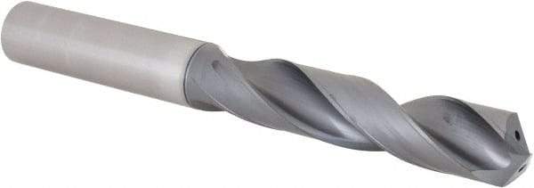 Sumitomo - 18mm 135° Solid Carbide Screw Machine Drill Bit - TiAlCr/TiSi Finish, 90mm Flute Length, 158mm OAL, Through Coolant - Apex Tool & Supply
