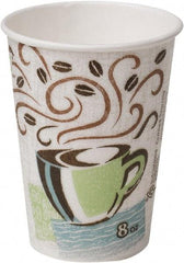 Dixie - Hot Cups, Paper, 8 oz, 1000/Carton - Coffee Dreams Design - Apex Tool & Supply