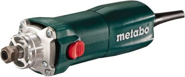 Metabo - 1/4 Inch Collet, 13,000 to 34,000 RPM, lnline, Electric Die Grinder - 6.4 Amp - Apex Tool & Supply