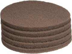PRO-SOURCE - Polishing Pad - 15" Machine, Tan Pad, Polyester - Apex Tool & Supply