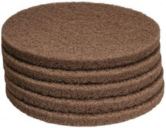 PRO-SOURCE - Polishing Pad - 14" Machine, Tan Pad, Polyester - Apex Tool & Supply