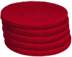 PRO-SOURCE - Polishing Pad - 13" Machine, Red Pad, Polyester - Apex Tool & Supply