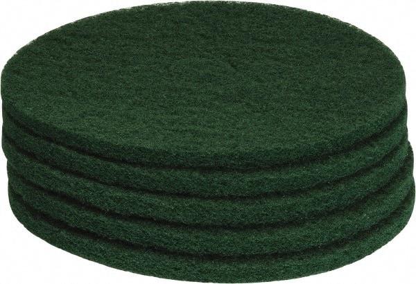 PRO-SOURCE - Stripping Pad - 19" Machine, Green Pad, Polyester - Apex Tool & Supply