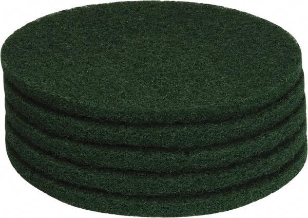 PRO-SOURCE - Stripping Pad - 17" Machine, Green Pad, Polyester - Apex Tool & Supply